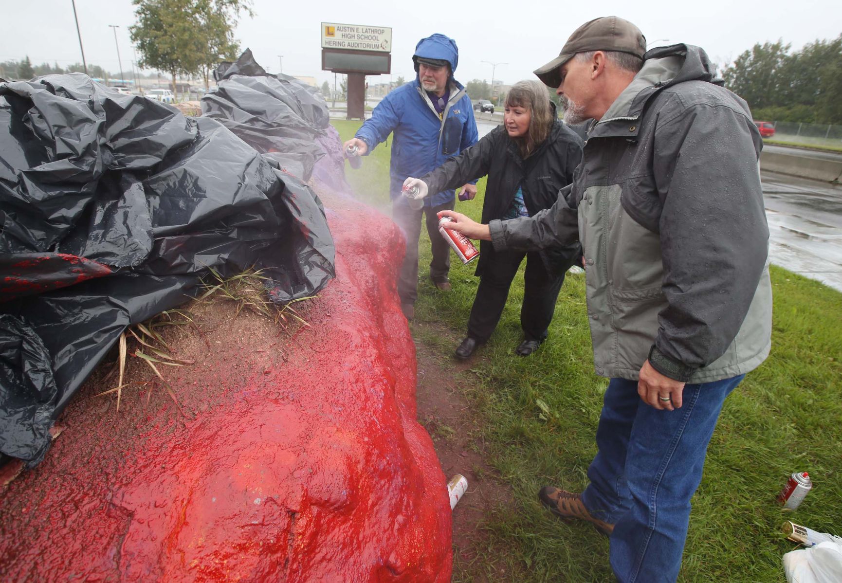 Lathrop Class of 76 Paints Spirit Rock